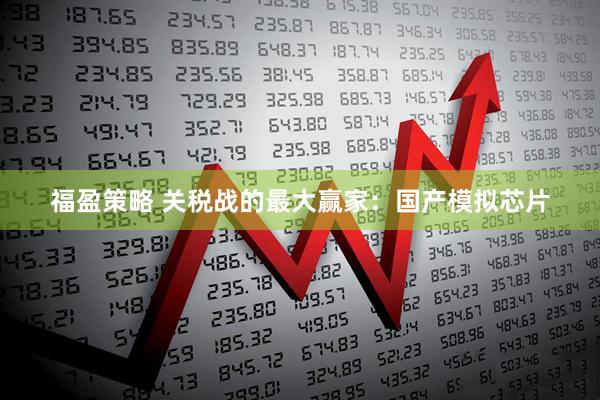 福盈策略 关税战的最大赢家：国产模拟芯片